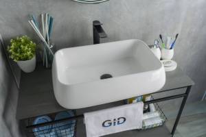 Раковина Gid Geométrico N9239 51134 белая, 60x40x15