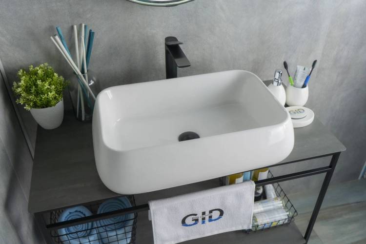 Раковина Gid Geométrico N9239 51134 белая, 60x40x15