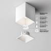 Потолочный светильник Technical Alfa LED C065CL-8W4K-SQ-WB фото 4