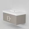 Тумба под раковину La Fenice Cubo Cappuccino 90 бежевый матовый