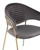 Набор из 2 стульев Stool Group Эвита FDC8022 DARK GREY FUT-81 X2 темно-серый фото 7