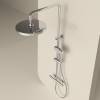 Душевая стойка Sancos Teo SC11001CH c термостатом, с регулировкой по высоте, 3 режима, хром фото 4