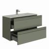 Тумба с раковиной Allen Brau Eclipse 2.0 1.E1001.CGM 2.0 олива матовый, 61x63.4 фото 2