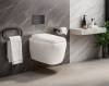 Унитаз подвесной Cerutti Spa Romina CT10613 безободковый, сиденье микролифт, белый