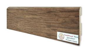 Плинтус Teckwood Цветной Дуб Краст 2000x75x16