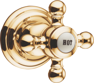 Вентиль Kludi 1926 518164520 hot, позолоченный, 23 кар