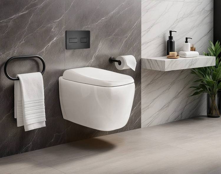 Унитаз подвесной Cerutti Spa Romina CT10613 безободковый, сиденье микролифт, белый