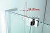 Душевой уголок Cezares Slider SLIDER-AH-1-90-80/90-C-Cr профиль хром, стекло прозрачное, 90x90 фото 10