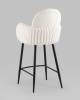 Стул полубарный Stool Group Wave Stripes VB006-2 0917-0006/Fl-100 seat DUAL белый, букле фото 7