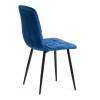 Стул Tetchair Chilly (mod. JSC-220) 21494 велюр/металл, blue (синий) HLR64/черный фото 3