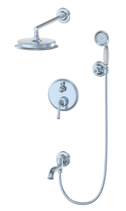 Душевой комплект Wonzon & Woghand WW-88939008-CR хром