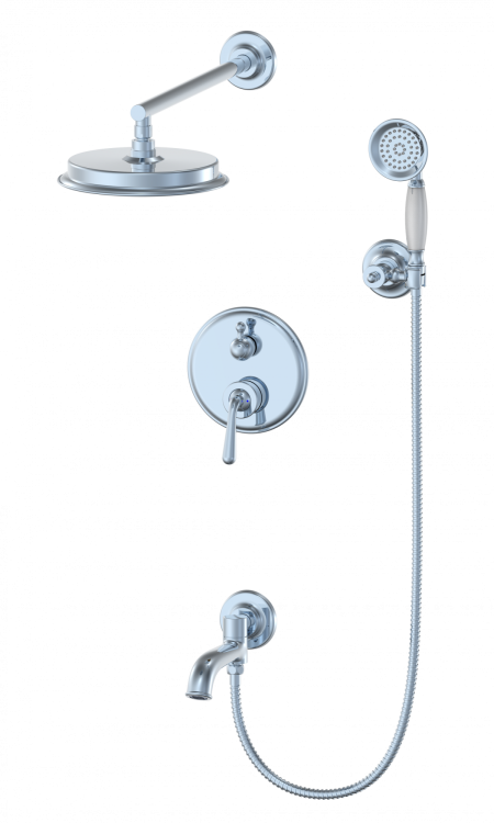 Душевой комплект Wonzon & Woghand WW-88939008-CR хром