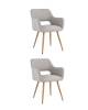 Набор из 2 стульев Stool Group Кромвель II CROMWELL II GREY X2 серый