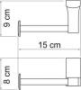 Держатель туалетной бумаги Wasserkraft Exter K-5296 фото 2