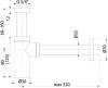 Сифон для раковины Boheme Black 609-B фото 2