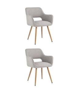 Набор из 2 стульев Stool Group Кромвель II CROMWELL II GREY X2 серый