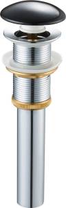 Донный клапан SantiLine SL-104 без перелива, черный