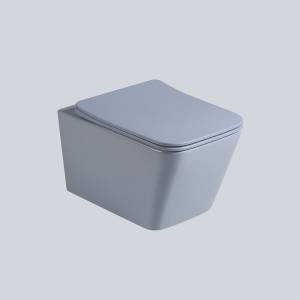 Унитаз подвесной Vincea Q-Line VT1-12MO безободковый, цвет океан матовый, ультратонкое soft close сиденье