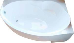 Ванна из искусственного камня Фэма Аделина 150x90 L угловая, с ножками