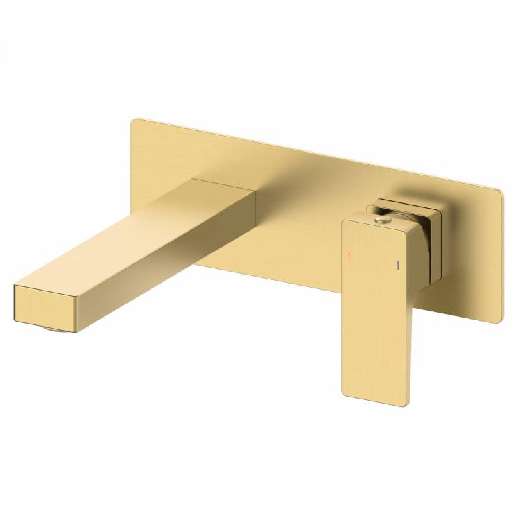 Смеситель для раковины Wonzon & Woghand Cube 2.0 WW-88869068-BG встраиваемый, брашированное золото