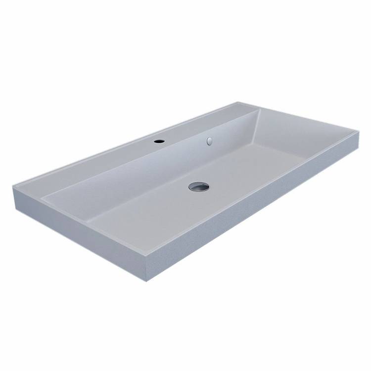 Раковина Uperwood Classic Quartz 291030009 белая матовая, жасмин, 90x45