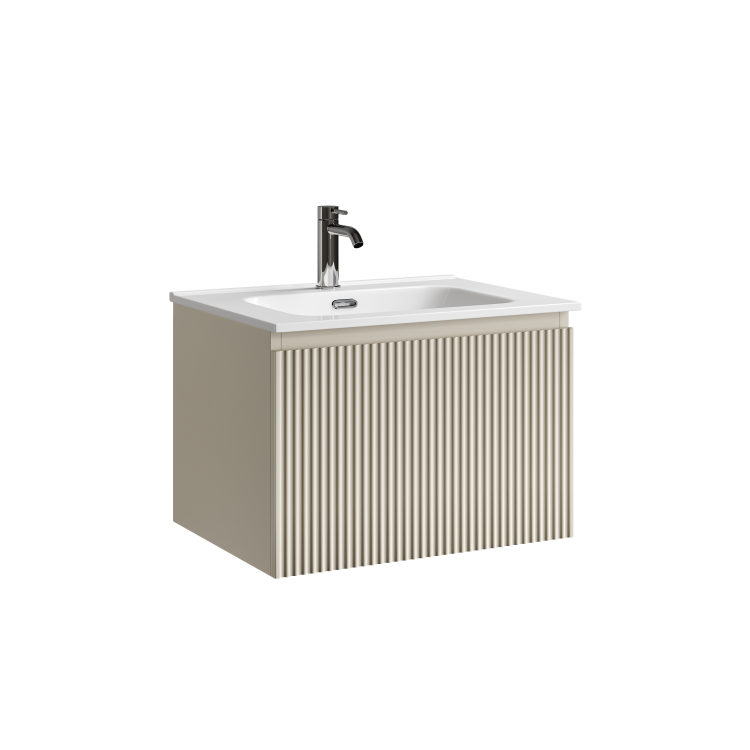 Тумба с раковиной Sancos Snob R 1.0 Beige Soft, 60x42.6