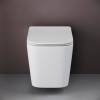 Унитаз подвесной Ceramica Nova Cubic CN1806 с микролифтом, безободковый фото 4