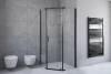 Душевой уголок Royal Bath RB9080TR-T-BL 80x90 фото 2
