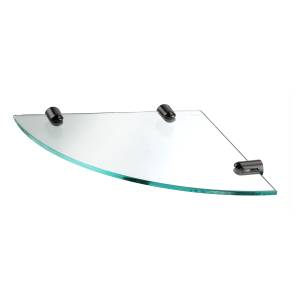 Полка Wasserkraft K-533PB угловая, черный