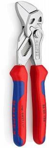 Переставные клещи KNIPEX - гаечный ключ, 27 мм (1 ), губки с насечками, 150 мм, хром, 2К ручки