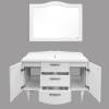 Тумба с раковиной Comforty Монако-120 00003132224 напольная,белый глянец фото 3