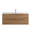 Тумба с раковиной BelBagno MARINO-CER-N-1200-2C-SO-WO-P подвесная, Rovere Bianco, 51.6x121x46