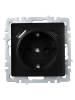 Розетка 1-местная с заземлением, шторками и USB Type A+С IEK Brite BR-R14-16-U22-018-K02 черный фото 8