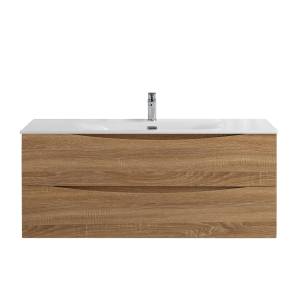 Тумба с раковиной BelBagno MARINO-CER-N-1200-2C-SO-WO-P подвесная, Rovere Bianco, 51.6x121x46