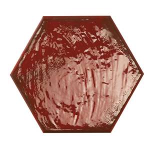 Керамогранит Prissmacer Rain Bordeaux Hex 19.8x22.8