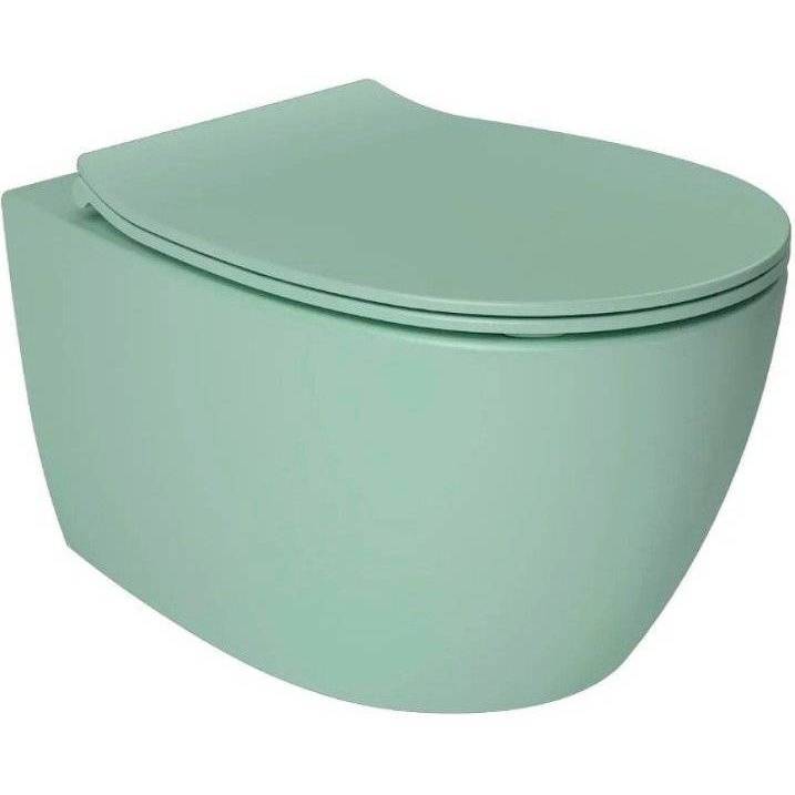 Унитаз подвесной Allen Brau Fantasy 4.11004.MT мятный