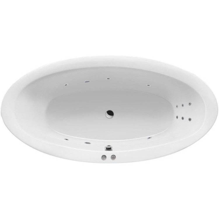 Акриловая ванна Excellent Lumina LINE WAEX.LUM19.LINE 190x95 хром