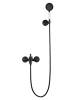 Смеситель для ванны Wonzon & Woghand WW-88639008-MB с душем, черный матовый фото 2