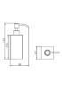 Дозатор AltroBagno SD 080301Cr фото 2