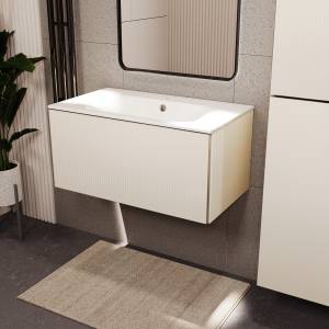 Тумба с раковиной Terminus Euromix EUR10801900101OSL айвори, 80x38