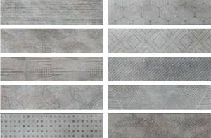 Керамогранит Serenissima CIR DOCKLANDS FREEPORT GREYWALL (10 soggettu mix) 8.6x35