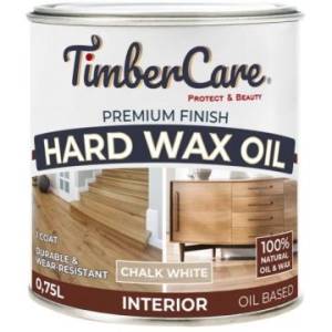 Защитное масло с твердым воском TimberCare Hard Wax Oil Белый мел/Chalk White 0.75 л