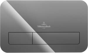 Кнопка смыва Villeroy&Boch Viconnect 922400RA серая глянцевая