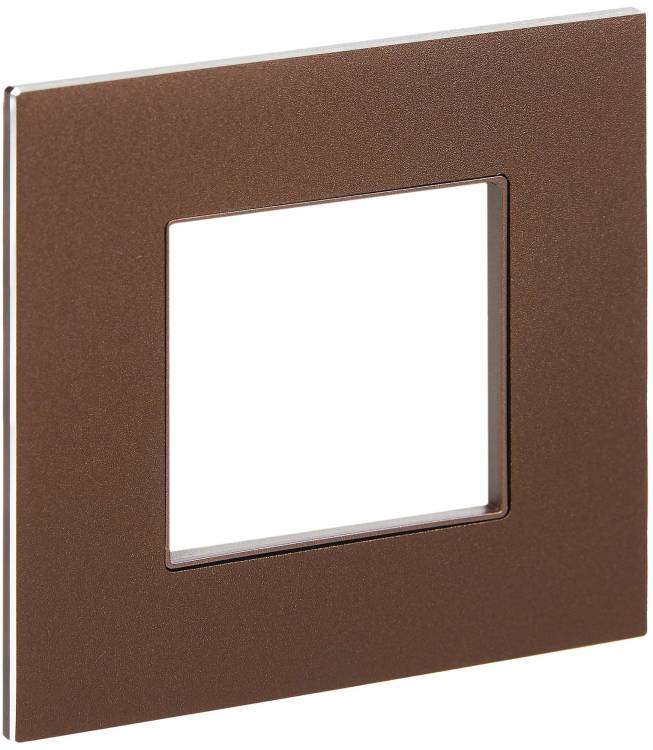 Рамка 1-постовая IEK Skandy SK-M12-M-K30 шоколад