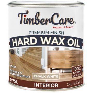 Защитное масло с твердым воском TimberCare Hard Wax Oil Белый мел/Chalk White 0.75 л