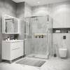 Душевой уголок Grossman Cosmo 120.K33.02.1210.10.00 профиль хром, стекло прозрачное, 120x100x195 фото 2