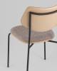 Стул Stool Group Casey B2171 K-6+M8506 D21 серо-коричневый с бежевой экокожей фото 7