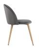 Набор из 4 стульев Stool Group Лион DC-69030 HLR-21 X4 серый фото 3