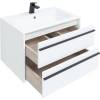 Тумба с раковиной Aquanet Lino 70 белый матовый фото 2