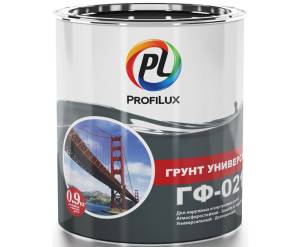 Грунт ГФ-021 по металлу и дереву Profilux серый 1.9 кг